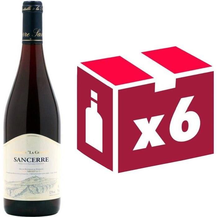 Domaine la Gemiere Sancerre 2015 vin rouge x6