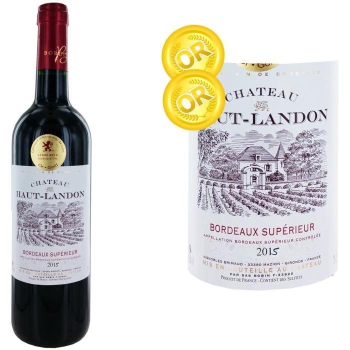 Château Haut Landon 2015 - Vin rouge x1