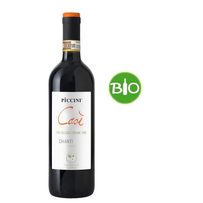 COSI PICCINI 2015 Chianti Sangiovese Merlot Vin d'Italie - Rouge - 75 cl - Bio