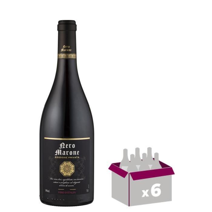 NERO MARONE 2016 Vin d'Italie - Rouge - 75 cl x 6