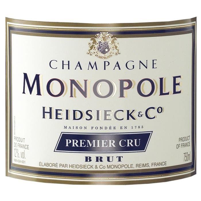 3+3 Champagne Heidsieck Monopole 1er Cru Brut