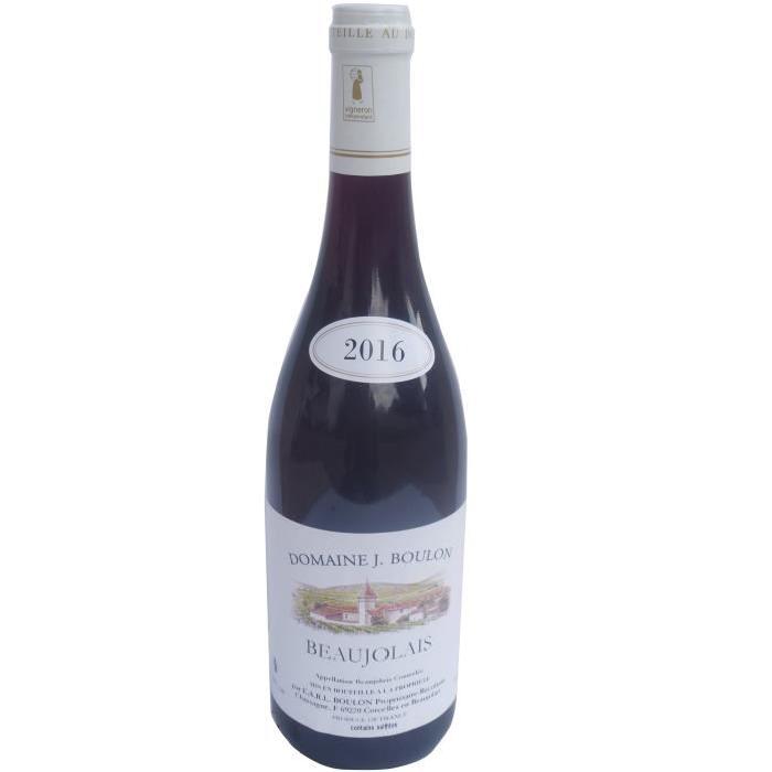 Domaine J. Boulon Beaujolais 2016 - Vin rouge
