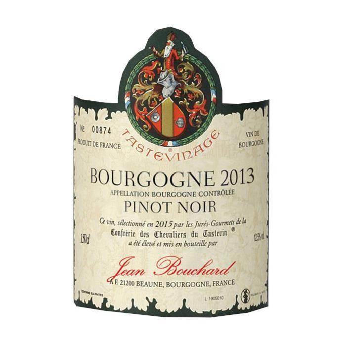 Jean Bouchard Bourgogne Pinot Noir Grand Vin de Bourgogne 2013 - Vin Rouge