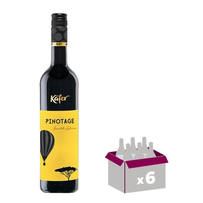 KAFER Pinotage Vin d'Afrique du Sud - Rouge - 75 cl x 6