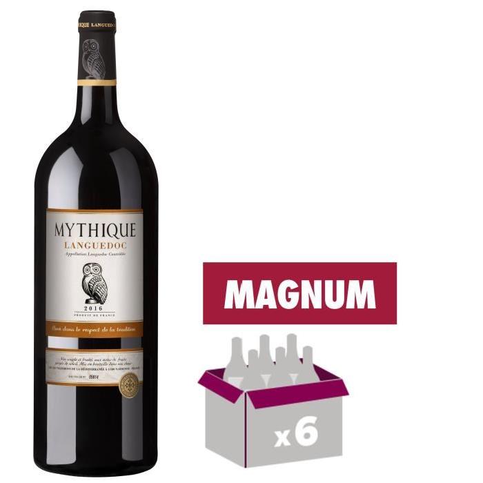 MYTHIQUE LANGUEDOC 2016 Vin du Languedoc - Rouge - 1,5 L x 6