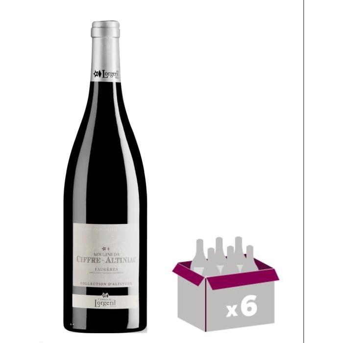 MOULINE DE CIFFRE TAUROU 2015 Collection d'Altitude Faugeres Vin du Languedoc - Rouge - 75 cl x 6