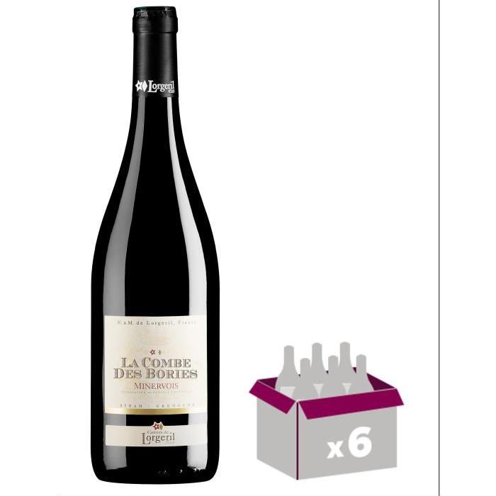 LA COMBE DES BORIES 2016 Minervois Vin du Languedoc - Rouge - 75 cl x 6