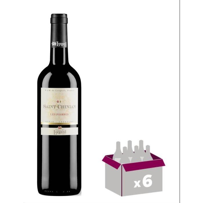 LES PIERRES 2016 St Chinian Vin du Languedoc - Rouge - 75 cl x 6