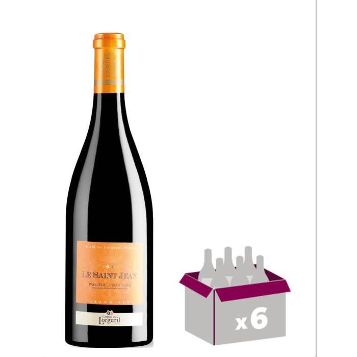 LE ST JEAN 2012 Grand vin du Languedoc - Rouge - 75 cl - IGP x 6