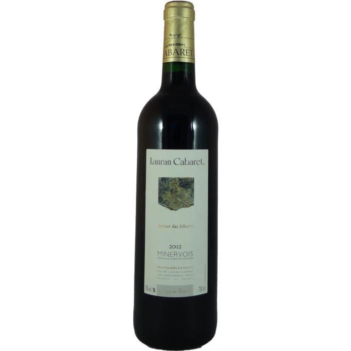 LAURANT CABARET 2012 Terroir des Schistes Minervois Vin de Provence - Rouge - 75 cl - AOC