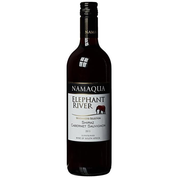 NAMAQA ELEPHANT RIVER Shiraz Cabernet Sauvignon Vin d'Afrique du Sud - Rouge - 75 cl