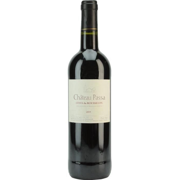 CHÂTEAU PASSA 2015 Vin du Languedoc Roussillon - Rouge - 0,75 cl - AOP CÔTES DU ROUSSILLON