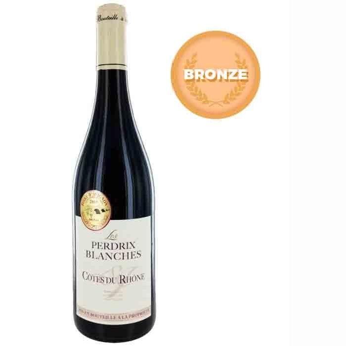 Les Perdrix Blanches Côtes du Rhône 2014 - Vin ...