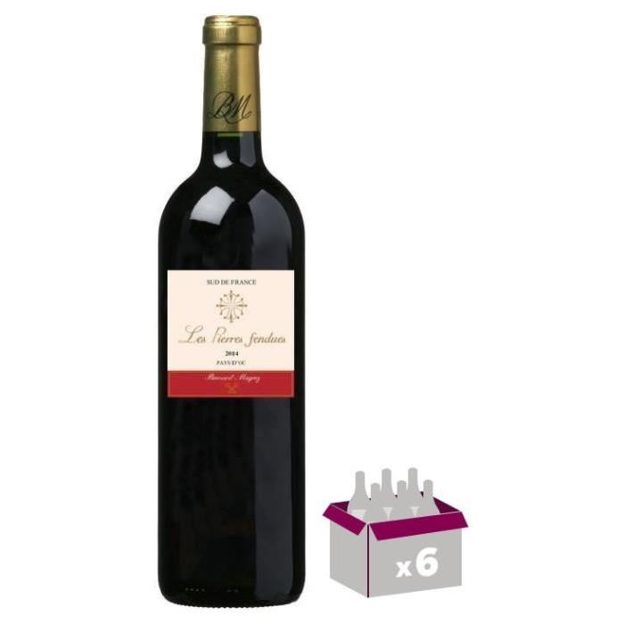 Les Pierres Fendues VDP OC 2014 - Vin rouge x6