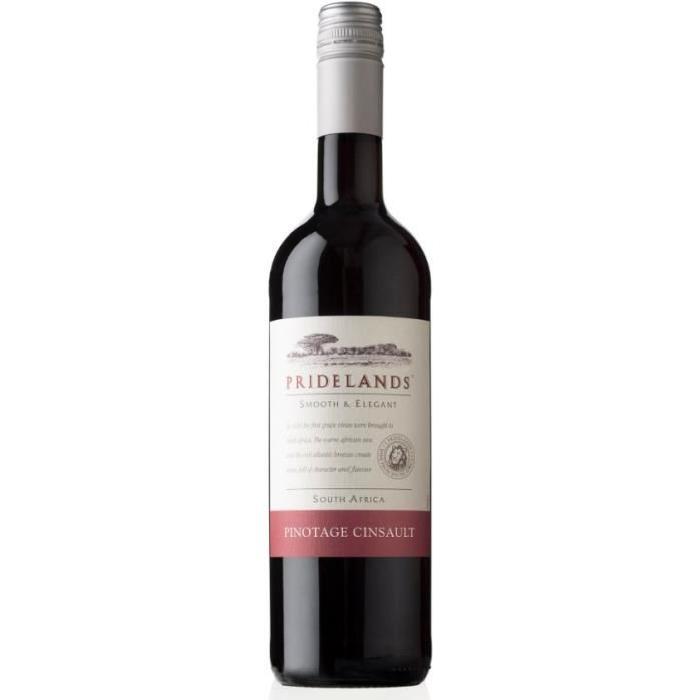 PRIDELANDS Pinotage Cinsault Vin d'Afrique du Sud - Rouge - 75 cl