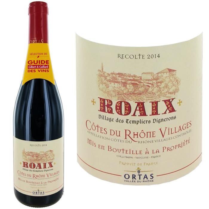 Roaix Côtes Du Rhône Villages Roaix 2014 - Vin ...