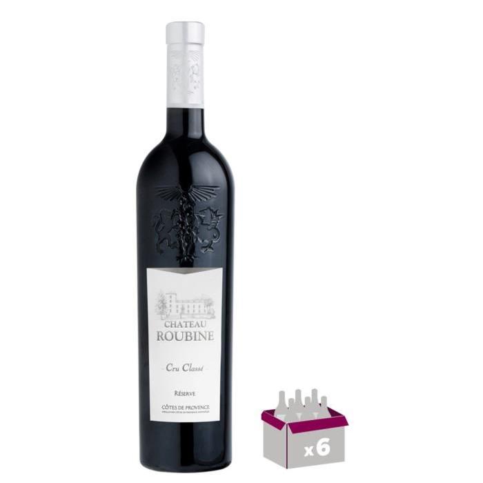 CHÂTEAU ROUBINE Réserve Vin de Provence - Rouge - 75 cl x 6