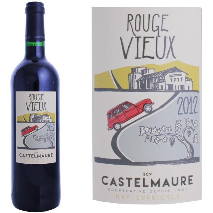 Rouge Vieux Corbieres 2012 - Vin rouge x1