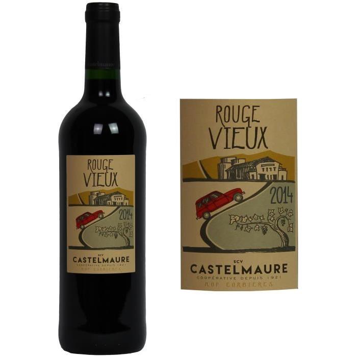 Rouge Vieux Corbieres 2014 - Vin rouge x1