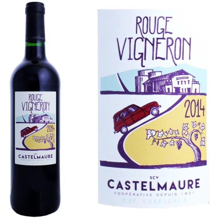 Rouge Vigneron Corbieres 2016 - Vin rouge x1