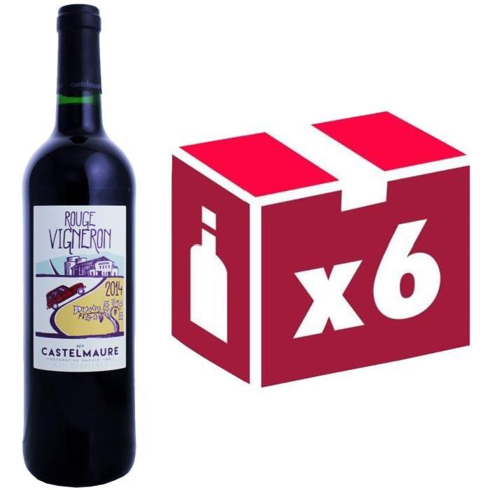 Rouge Vigneron Corbieres 2016 - Vin rouge x6