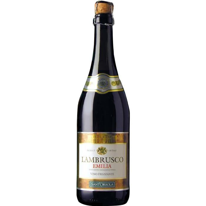 SANT ORSOLA Lambrusco Vin d'Italie - Rouge - 75 cl - IGT