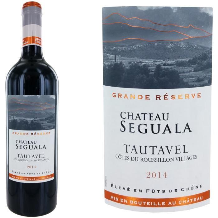 CHÂTEAU SEGUALA 2015 Cotes Roussillon Vill Tautavel Vin de Provence - Rouge - 75 cl