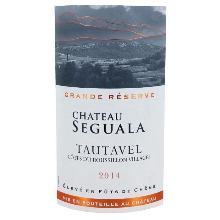CHÂTEAU SEGUALA 2015 Cotes Roussillon Vill Tautavel Vin de Provence - Rouge - 75 cl