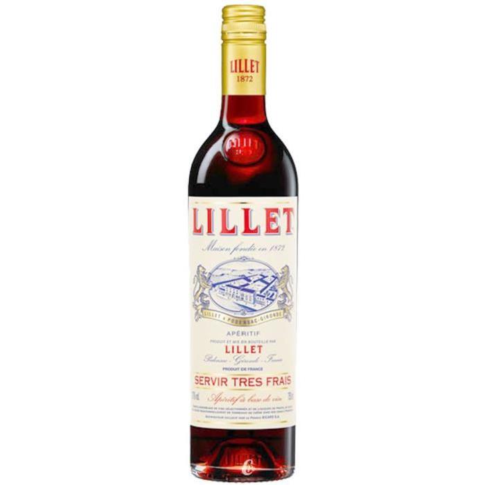 LILLET Rouge Apéritif a base de vin - 75cl - 17 %