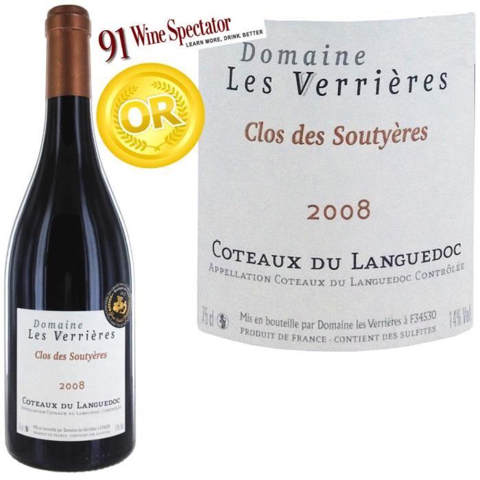 Dom. Verrieres, AOP Languedoc Clos Sout. Rge 20...