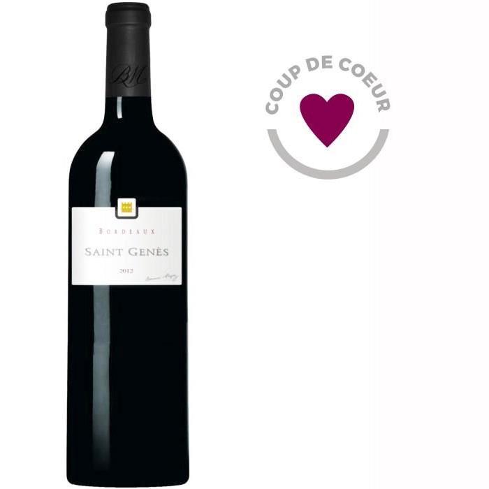 Saint Genes Bordeaux 2012 par Bernard Magrez vin rouge