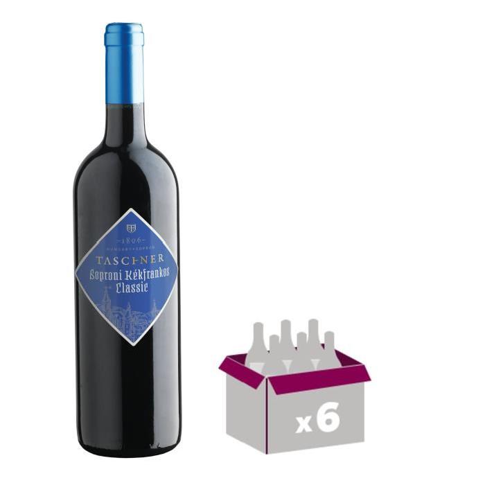 TASCHNER SOPRON Kelfrancos Vin de Hongrie - Rouge - 75 cl x 6