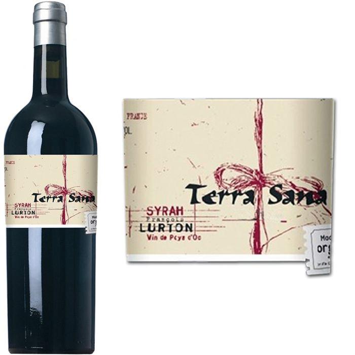 FRANCOIS LURTON 2016 Terra Sana Syrah Vin du Languedoc - Rouge - 75 cl - IGP - BIO