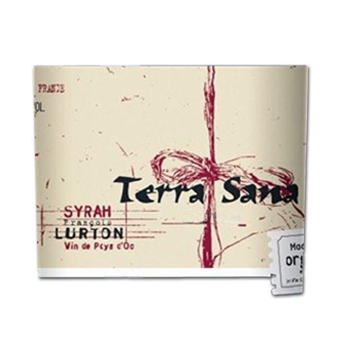 FRANCOIS LURTON 2016 Terra Sana Syrah Vin du Languedoc - Rouge - 75 cl - IGP - BIO