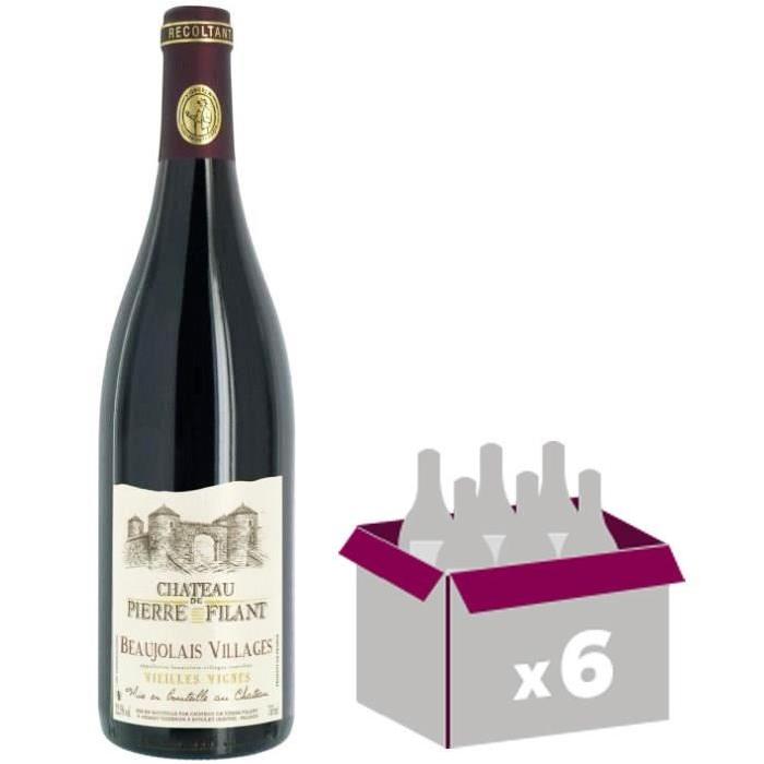 Château Pierre Filant Beaujolais Villages Vieilles Vignes 2016 - Vin rouge