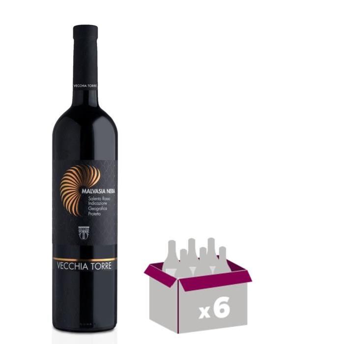 VECCHIA TORRE 2014 Malvasia nera Vin d'Italie - Rouge - 75 cl - IGT x 6