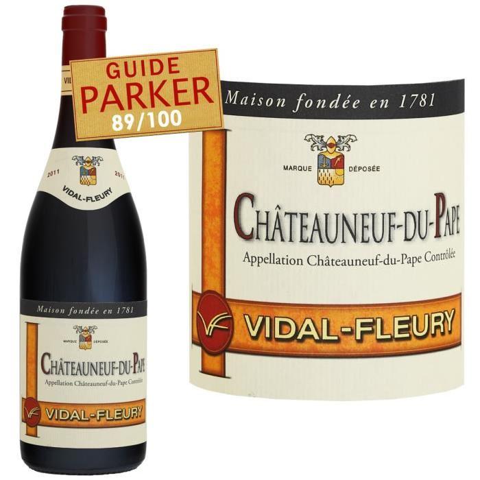 Vidal-Fleury Châteauneuf-du-Pape 2011 rouge x1