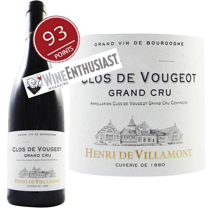 Henri de Villamont Clos de Vougeot Grand Cru Gr...