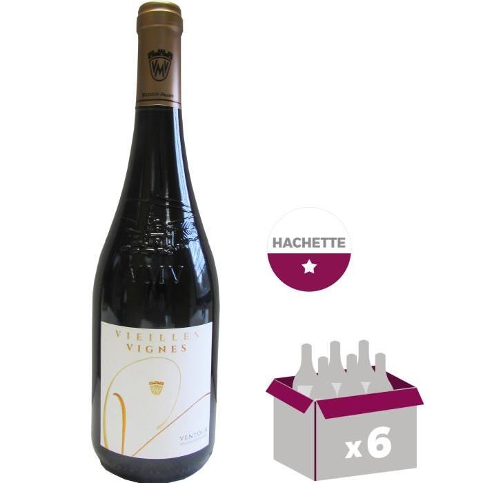 VENTOUX 2015 Vieilles Vignes Vin du Rhône - Rouge - 75cl - AOC x 6