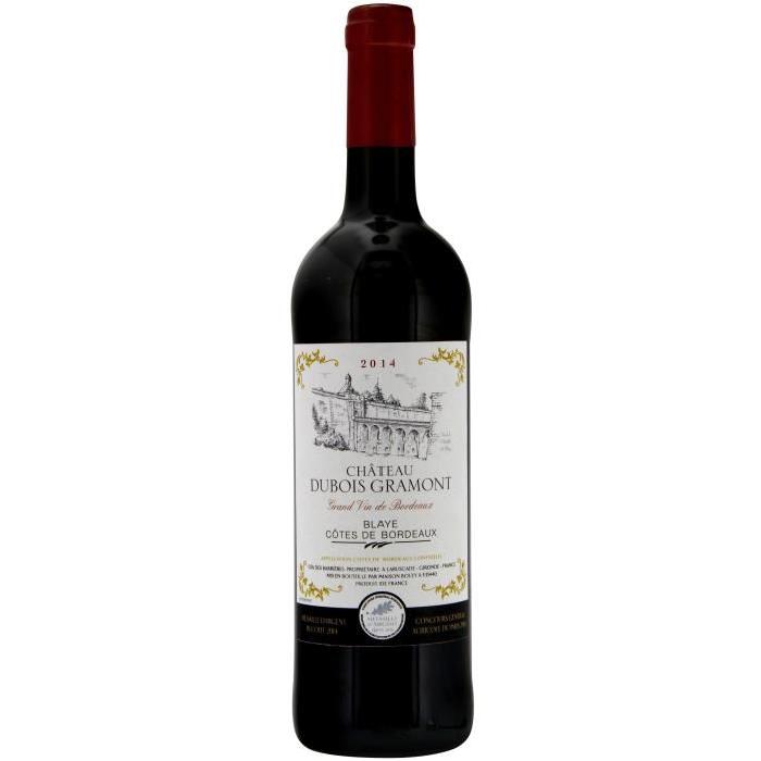 DUBOIS GRAMONT Blaye Vin de Bordeaux - Rouge - 75 cl