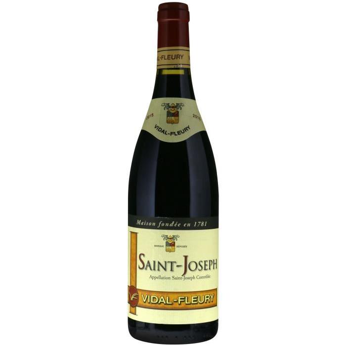 SAINT JOSEPH VIDAL FLEURY Côtes du Rhône- Rouge - 75 cl