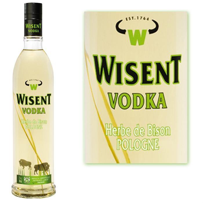 Wisent Vodka herbe de bison