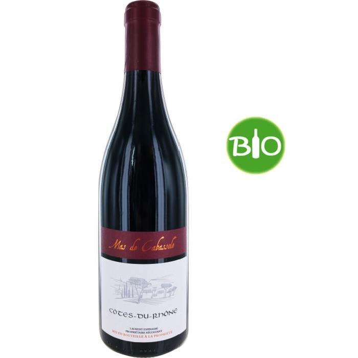 Mas de Cabassole Côtes du Rhône Bio 2014 - Vin rouge