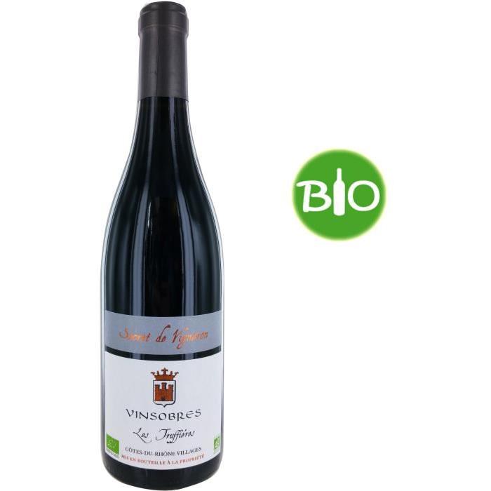 Secret de Vignerons Les Truffieres Côtes du Rhône Village Vinsobres Bio 2015 - Vin rouge