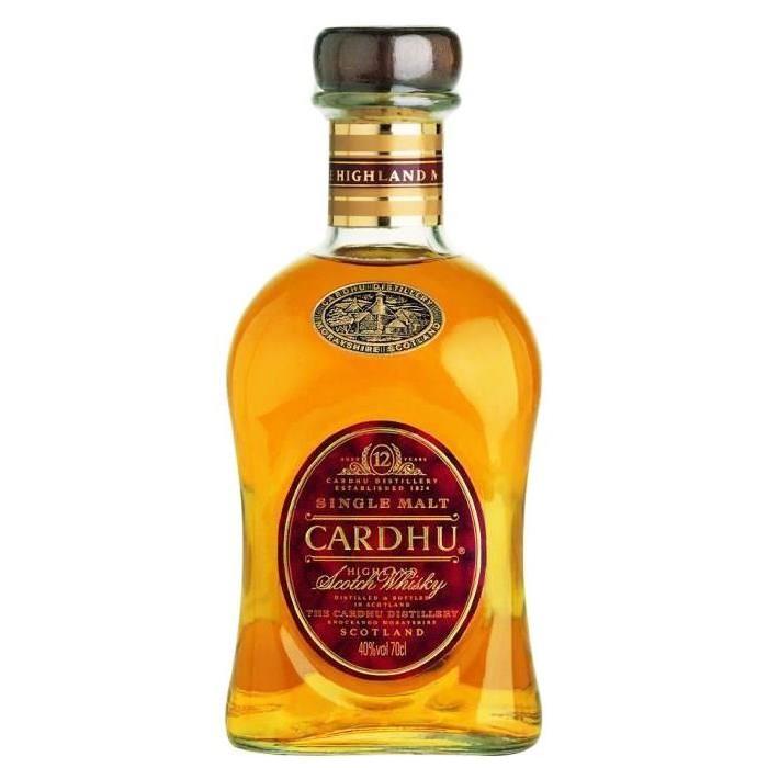 Whisky  Cardhu 12 ans  40° 70cL