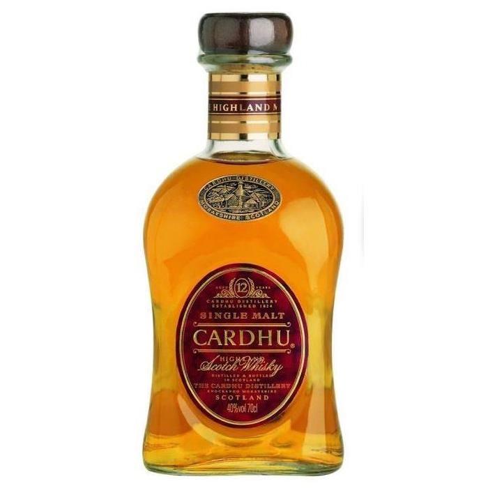 CARDHU Whisky - 12 ans d'age - 70cL - 40%