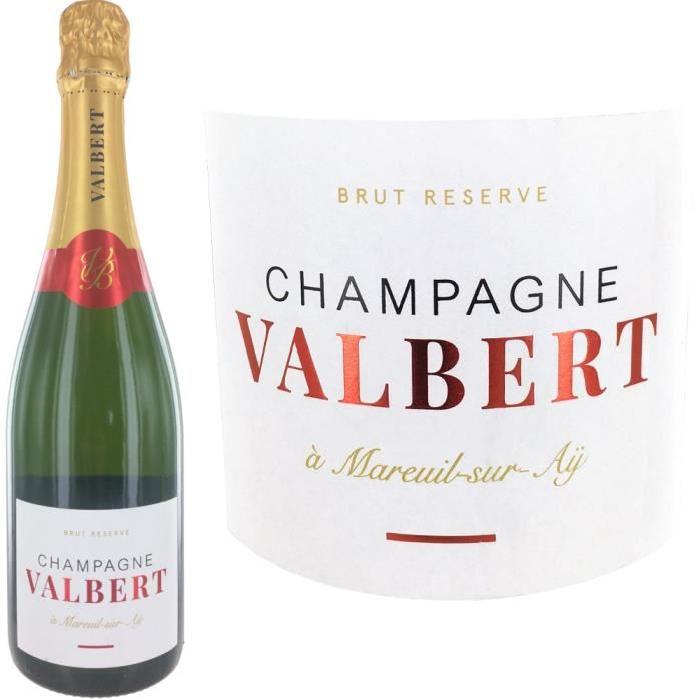Champagne Valbert Brut - Brut Réserve x6