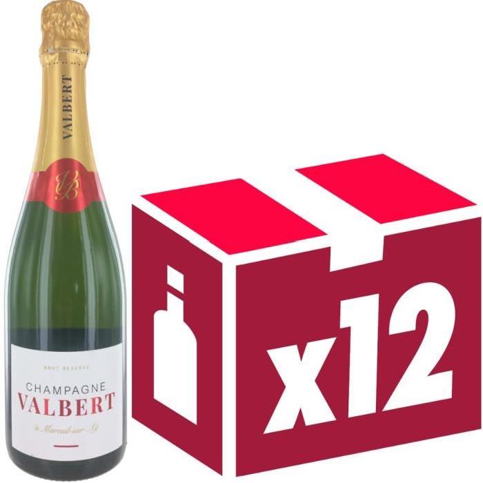 Champagne Valbert Brut - Brut Réserve x12