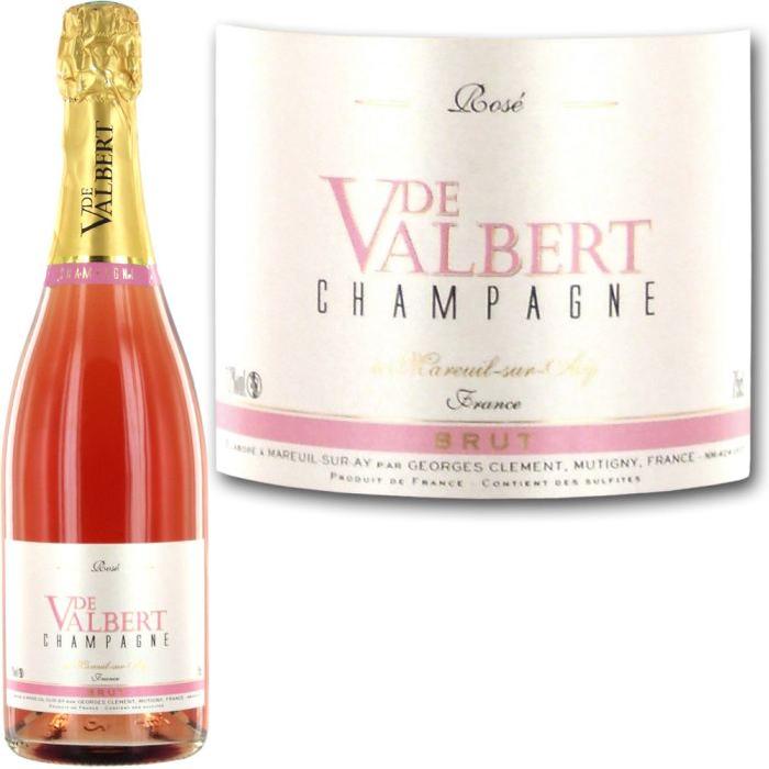 Champagne De Valbert Brut Rosé x1
