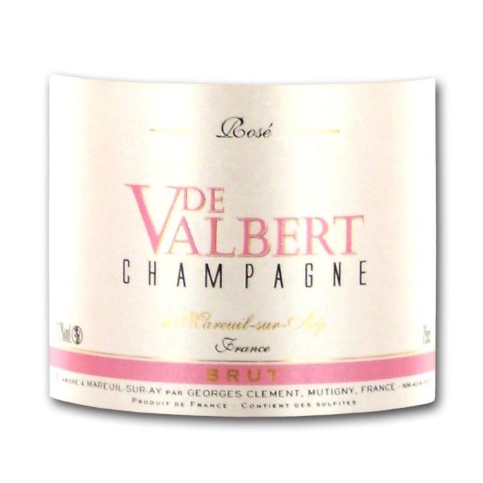 Champagne De Valbert Brut Rosé x1